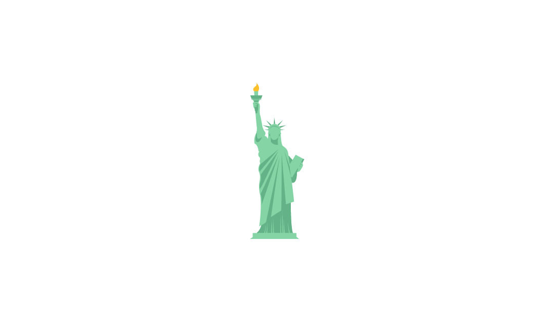 An illustration of the Statue of Liberty